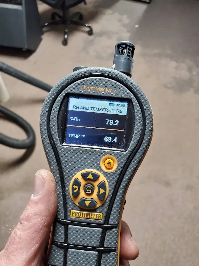 Moisture meter humidity assessment for Fire & Smoke Damage Restoration in LaBelle